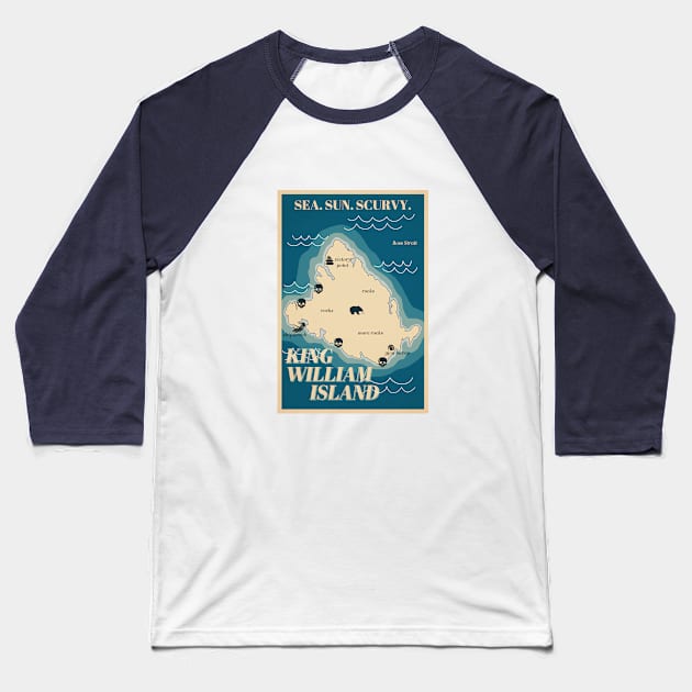 King William Island Baseball T-Shirt by tookthat